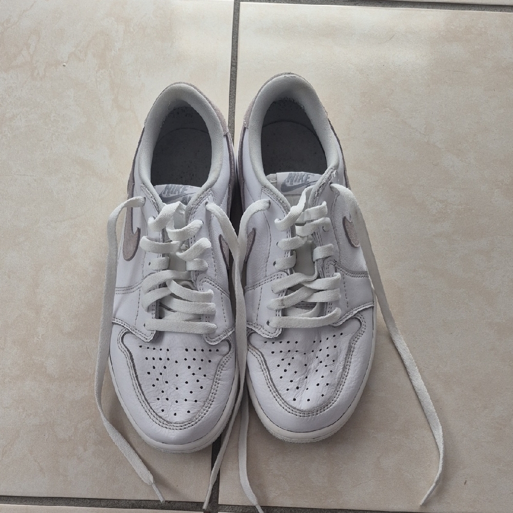 Nike White Lace-Up Sneakers